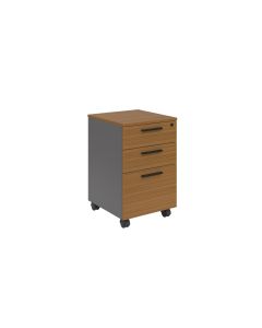 Контейнер за Бюро RFG Parma, 400 x 420 x 620 mm, ПДЧ, орех и перлен графит