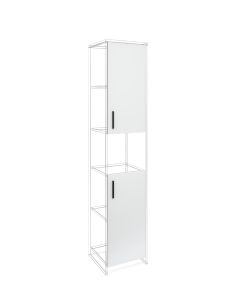 Врата RFG RV3 Monaco S3, 380 х 18 х 760 mm, ПДЧ 18 mm, 2 броя в комплект, бял