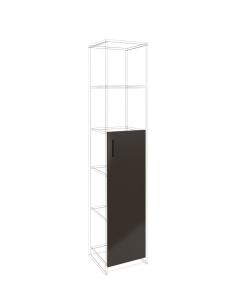 Врата RFG RV9 Chicago DB-05, 380 х 18 х 1100 mm, ПДЧ 18 mm, тъмносива
