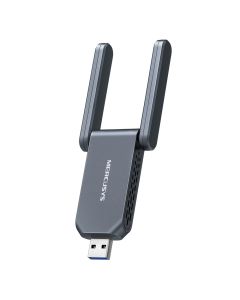 Mercusys MA37BEH BE6500 Wi-Fi 7, Безжичен USB адаптер с висок коефициент на усилване