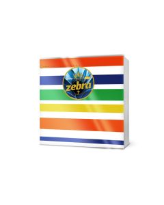 Салфетки Zebra, на ленти, еднопластови, 60 броя