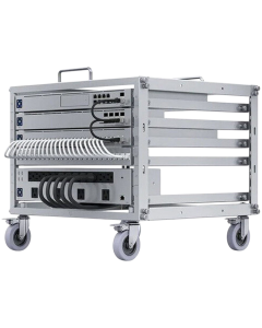 UniFi open frame 6U mobile rack, tool less