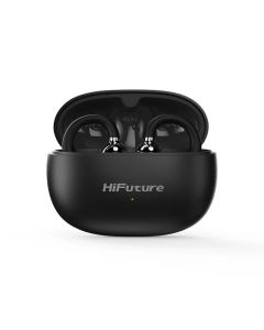 HiFuture FlexClip, Bluetooth 5.4, 4 Mics ENC Calling System, До 30 Часа Възпроизвеждане, IPX5 Водоустройчиви, Черен