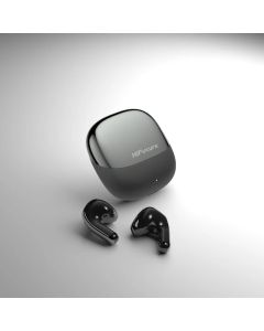 HiFuture ChromeBuds, Bluetooth 5.4, До 6 Часа Възпроизвеждане, IPX5 Водоустройчиви, Ultra Bass, Черен