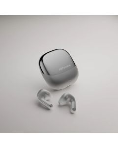 HiFuture ChromeBuds, Bluetooth 5.4, До 6 Часа Възпроизвеждане, IPX5 Водоустройчиви, Ultra Bass, Сив