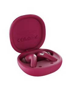 HiFuture FlyBuds 4 ANC, Active Noise Cancelling, Bluetooth 5.4, До 10 Часа Възпроизвеждане, IPX5 Водоустойчивост, Червен