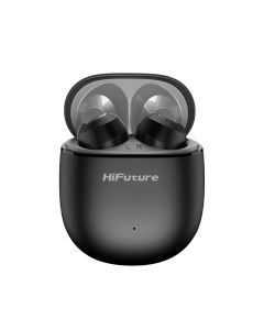 HiFuture SonicAir, 4MICS ENC, 35 Часа Възпроизвеждане на Музика, Bluetooth 5.3, 10MM Driver, Soft Bass, Comfort Fit, Черен