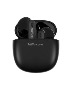 HiFuture ColorBuds2, *5+15hours Play time, Bluetooth 5.3, Soft Bass, Comfort Fit, Черен