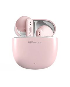 HiFuture ColorBuds2 , *5+15hours Play time, Bluetooth 5.3, 10MM Driver, Soft Bass, Comfort Fit, Розов