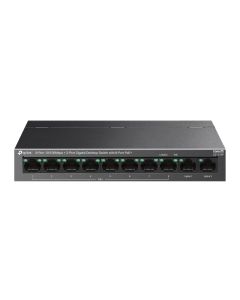 TP-Link LS1210P, 8-портов 10-100Mbps + 2-портов гигабитов настолен комутатор с 8 PoE+ порта