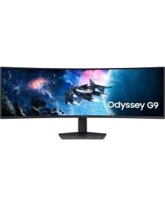 SAMSUNG Odyssey G9 G95C, 49\'\' VA DWQHD (5120 x 1440), 240Hz, 1ms, 450cd-m2, 2 x HDMI, DP 1.4, Черен