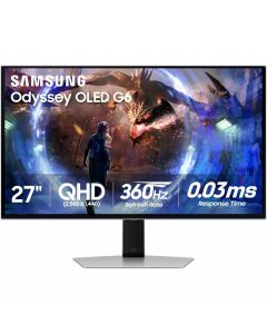 SAMSUNG Odyssey 27\'\', OLED QHD (2560x1440), 16:9 360HZ, 250cd-m2, 0.03ms G2G, 2xHDMI 2.1, DP 1.4