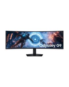 SAMSUNG LS49FG910EUXEN 49\'\'. Извит, VA Dual Quad HD (5120x1440), 32:9, 144Hz, 1ms, 350 cd/m², 2x HDMI, DP, USB, Черен