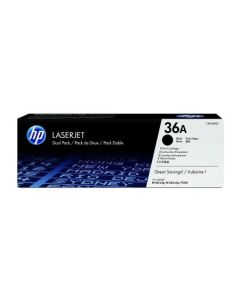 HP 36A Black Dual Pack LaserJet Toner Cartridges