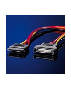 ROLINE 11.03.1042 :: ROLINE SATA удължителен захранващ кабел, 30 см