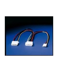 ROLINE 11.03.1010 :: Захранващ кабел за флопи 5.25"+3.5", 0.3 м