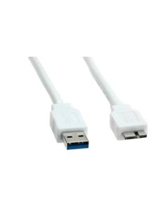 VALUE 11.99.8875 :: USB 3.0 кабел, USB A - Micro USB B, 2.0 м, бял