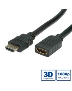 VALUE 11.99.5575 :: HDMI 1.4 High Speed кабел с Ethernet, M-F, 2.0 м