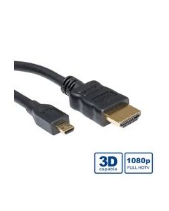 ROLINE 11.04.5581 :: Кабел micro-HDMI M - HDMI M, 2.0 м