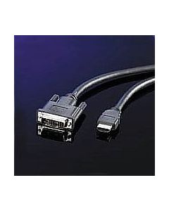 ROLINE 11.04.5532 :: DVI към HDMI кабел, DVI M - HDMI M, 3.0 м