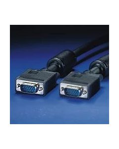 ROLINE 11.04.5256 :: VGA кабел HD15 M-M, 6.0 м с феритни накрайници, Quality