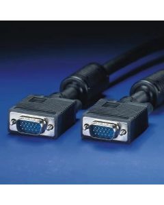 ROLINE 11.04.5252 :: VGA кабел HD15 M-M, 2.0 м с феритни накрайници, Quality