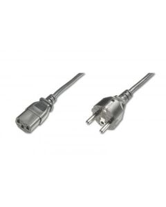 ASSMANN AK-440110-012-S :: Захранващ кабел, Schuko - C13, M-F, 1.2 м