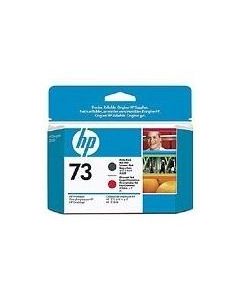 HP 73 Matte Black and Chromatic Red Printhead
